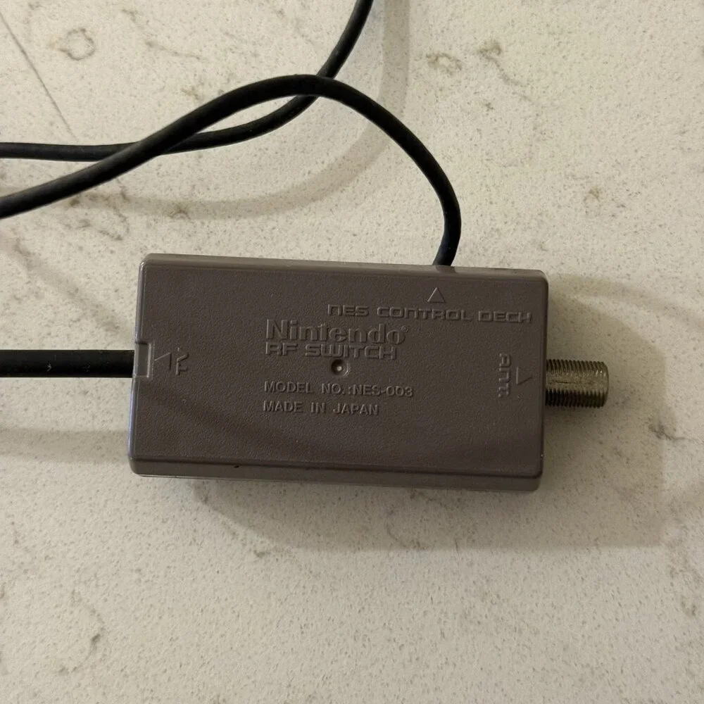 OEM Nintendo NES RF AV Cable Adapter‎ Switch SNES NES-003 Official Authentic